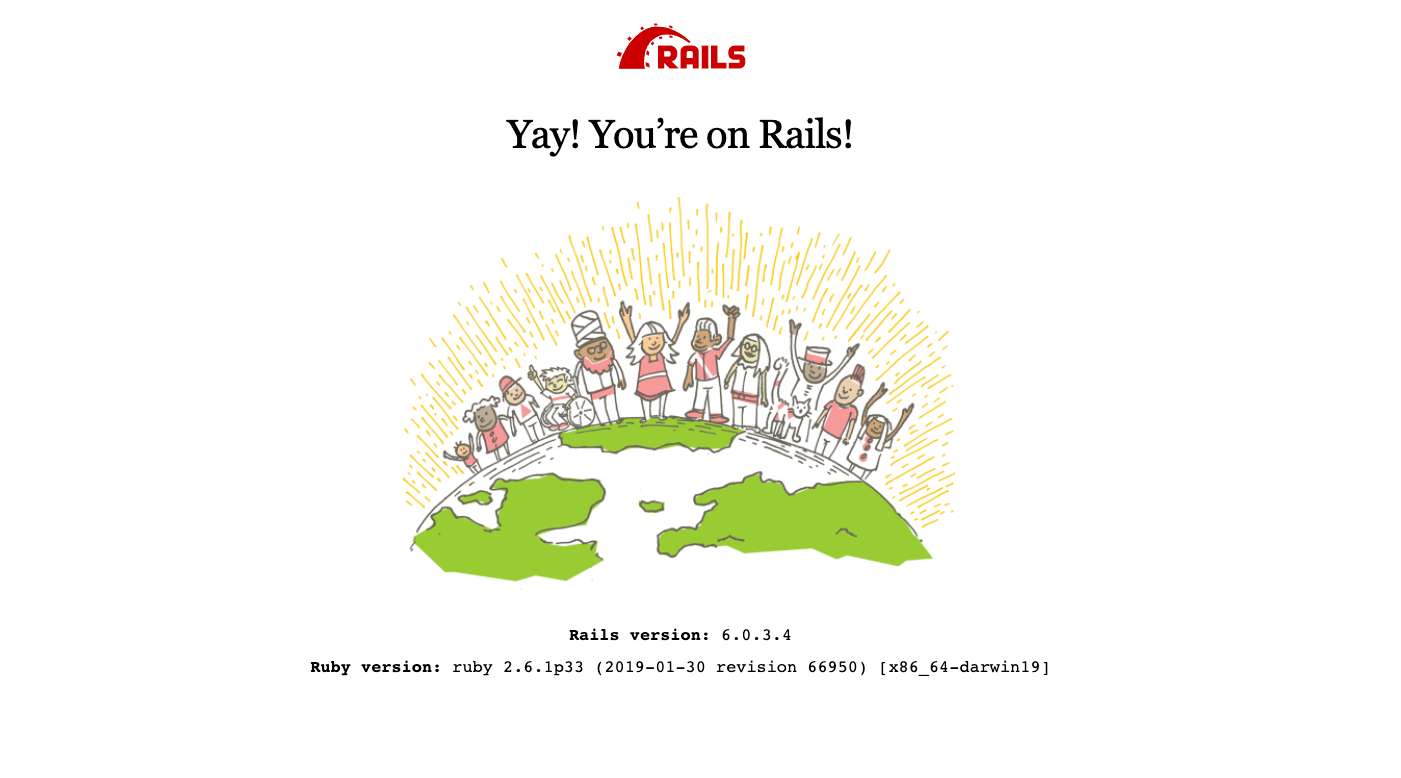 Yay! You're on Rails!